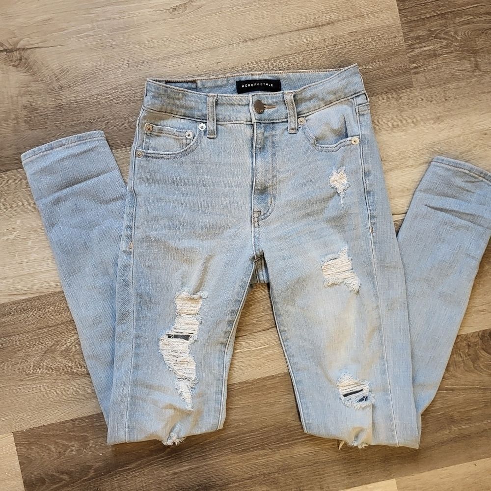 𝅺aeropostale distressed jeggings - Picture 9 of 9